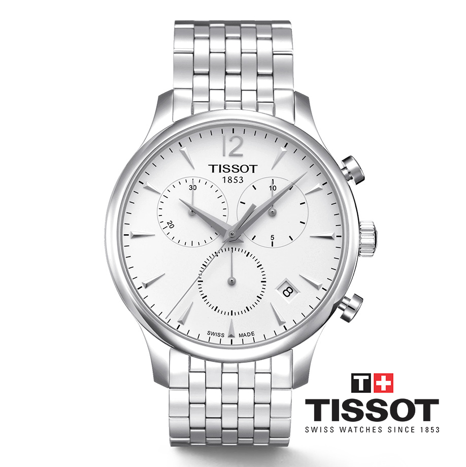 ĐỒNG HỒ NAM TISSOT TRADITION CHRONOGRAPH T063.617.11.037.00 CHÍNH HÃNG